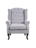MCW Relaxsessel Oxford, Chesterfield wasserabweisend, Grau ohne Ottomane