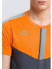 erima Squad T-Shirt in new orange/slate grey/monument grey