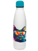 Geda Labels Isolierflasche Cool Cat in Türkis - 500ml