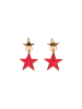 myMo ROCKS Women Drop Earrings in Rose Gold Pink