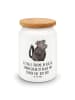 Mr. & Mrs. Panda behälter Stinktier  mit Spruch in Weiß