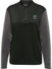 Hummel Halbreißverschluss Jacke Hmlongrid Damen in JET BLACK/FORGED IRON