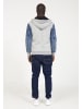 PLUS EIGHTEEN Herren Kapuzenjacke in Grau Melange
