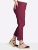 sheego 7/8-Hose in bordeaux