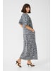 Kaffe Kleid KAruffalo A-shape in Blue / White Graphic Print