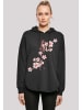 F4NT4STIC Oversized Hoodie Kirschblüten Asien in schwarz