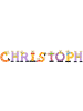 Playshoes Deko-Buchstaben "CHRISTOPH" in bunt