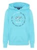 Polo Sylt Kapuzenpullover mit gemustertem Logo-Symbol in Türkis