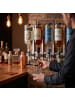 relaxdays Barbutler 8 Flaschen in Silber