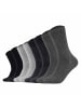 s.Oliver Socken 8er Pack in Schwarz/Grau