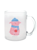 Mr. & Mrs. Panda Teetasse Schweinchen Glühwein ohne Spruch in Transparent