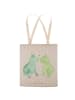 Mr. & Mrs. Panda Tote Bag Frosch Liebe ohne Spruch in Grau Pastell