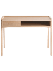 Beliani Schreibtisch KOFOTEN in Braun - (W) 107 x (H) 76 x (L) 48 cm