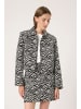 Soaked in Luxury Blazer SLDarleen Gerade Passform in Animal Jacquard