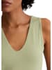 Marc O'Polo V-Neck-Top slim in smooth sage