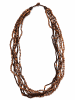 collezione alessandro Lange Kette " Larina " in braun