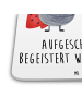 Mr. & Mrs. Panda Bierfilz Sternzeichen Zwilling mit Spruch in Weiß