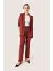 Soaked in Luxury Pants Suiting SLShirley Gerade Passform in Russet Brown