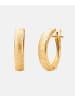 Vanlere Creolen aus 375 Gelbgold