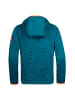 Trollkids Kapuzen Fleecejacke "Jondalen XT" in Atlantisblau/Orange