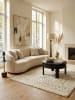 KADIMA DESIGN Design Couchtisch 60x36x60 cm Mango Massivholz Sofatisch Rund