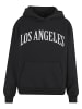 Mister Tee Mister Tee Los Angeles Ladies Fluffy Hoody in black