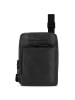 Piquadro Harper Umhängetasche Leder 18 cm in black