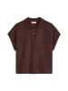Marc O'Polo DENIM Poloshirt wide in Burnt Aubergine