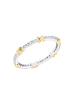 Amor Ring Silber 925, rhodiniert+gelbvergoldet in Silber