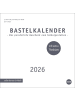 Heye Kalender Kalender - Premium-Bastelkalender weiß klein 2026