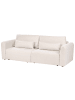 Beliani Schlafsofa VAXHOLM in Beige/Schwarz - (W) 232 x (H) 86 x (L) 87 cm