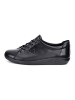 Ecco SHOES "SOFT 2.0" in Black with Black Sole