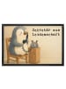 Mr. & Mrs. Panda Gummimatte Sekretär Leidenschaft Design mit Spruch in Weiß