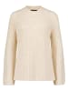 Zero  Pullover mit Stehkragen in Light Beige Melange