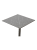 ebuy24 CaféTisch Vivi Grau 60 x 60 cm