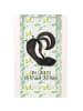 Mr. & Mrs. Panda Outdoor Laterne Stinktier Handstand mit Spruch in Transparent