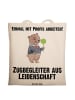 Mr. & Mrs. Panda Tote Bag Zugbegleiter Leidenschaft mit Spruch in Creme