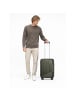 Redolz Essentials 01 4 Rollen Kabinentrolley 53 cm mit Dehnfalte olive metallic