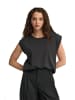 Polo Club T-Shirt WOMAN NOVA SLEEVELESS REGULAR FIT in Anthrazitgrau