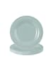 Seltmann Weiden 6er Set Brotteller Beat Color Glaze in ø 17 cm in Arktisblau