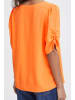 ICHI Shirtbluse IHMAIN SS2 20118436 fließendes Shirttop mit Raffung in Orange
