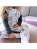 TupTam Babyschlafsack mit Beinen Unwattiert in weiß/beige