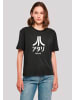 F4NT4STIC Tee Atari Tokyo Retro Arcade Games in schwarz