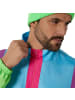 tectake Herrenkostüm  Retro 80er 90er Ski Anzug  Kultige Farbkombination: Lila, blau, gr