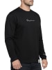Reichstadt Herren Oversized Langarm Shirt in Black