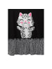 Denokids Kleid Silver Leopard in schwarz