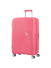 American Tourister Soundbox - 4-Rollen-Trolley 77 cm erw. (gelb) in sun kissed coral