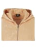 Urban Classics Urban Classics Damen Ladies Short Oversized Towel Washed Zip Hoody in paleorange