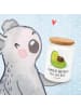 Mr. & Mrs. Panda Vorratsdose Avocado Schwangerschaft mit Spruch in Weiß