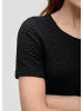 s.Oliver T-Shirt kurzarm in Schwarz